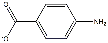 Benzoic  acid,  4-amino-,  ion(1-) Struktur