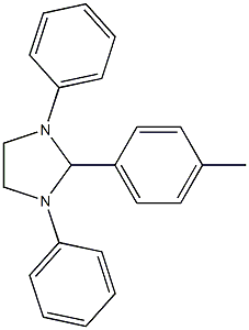 2-(4-methylphenyl)-1,3-diphenylimidazolidine Struktur