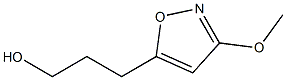 5-Isoxazolepropanol,3-methoxy-(9CI) Struktur