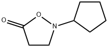 5-Isoxazolidinone,2-cyclopentyl-(9CI) Struktur