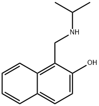 1-[(propan-2-ylamino)methyl]naphthalen-2-ol Struktur