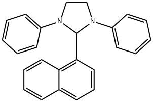 2-(1-naphthyl)-1,3-diphenylimidazolidine Struktur