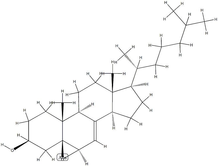 7-dehydrocholesterol 5,6-oxide Struktur