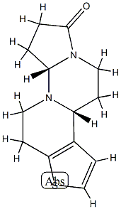 8,13-diaza-3-thia-A-norgona-1,5(10)-dien-17-one Struktur