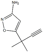 3-Isoxazolamine,5-(1,1-dimethyl-2-propynyl)-(9CI) Struktur