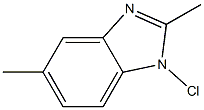 1H-Benzimidazole,1-chloro-2,5-dimethyl-(9CI) Struktur