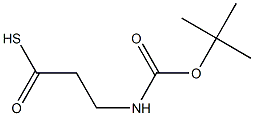 Propanethioicacid,3-[[(1,1-dimethylethoxy)carbonyl]amino]-(9CI) Struktur