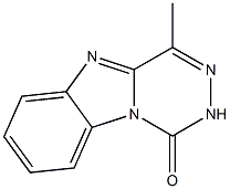 [1,2,4]Triazino[4,5-a]benzimidazol-1(2H)-one,4-methyl-(9CI) Struktur