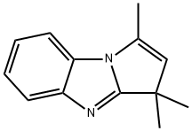 3H-Pyrrolo[1,2-a]benzimidazole,1,3,3-trimethyl-(7CI) Struktur