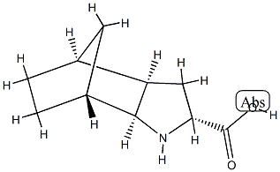 4,7-Methano-1H-indole-2-carboxylicacid,octahydro-,(2-alpha-,3a-alpha-,4-bta-,7-bta-,7a-alpha-)-(9CI) Struktur