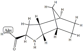 4,7-Methano-1H-indole-2-carboxylicacid,octahydro-,(2-alpha-,3a-alpha-,4-alpha-,7-alpha-,7a-alpha-)-(9CI) Struktur