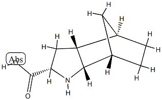 4,7-Methano-1H-indole-2-carboxylicacid,octahydro-,(2-alpha-,3a-bta-,4-bta-,7-bta-,7a-bta-)-(9CI) Struktur