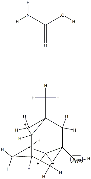 Tricyclo[3.3.1.13,7]decan-1-ol, 3-methyl-, carbamate (9CI) Struktur