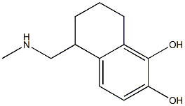 1,2-Naphthalenediol,5,6,7,8-tetrahydro-5-[(methylamino)methyl]-(9CI) Struktur