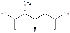 D-Glutamic acid, 3-fluoro-, threo- (9CI) Struktur