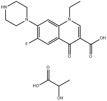 乳酸諾氟沙星 結(jié)構(gòu)式