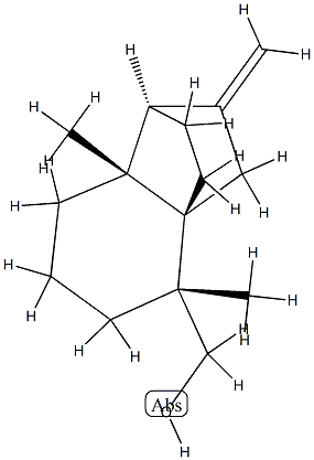 [1S,(-)]-1β,3aβ-Ethano-2-methylene-4,7aβ-dimethyl-4α-hydrindanemethanol Struktur