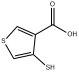 3-Thiophenecarboxylicacid,4-mercapto-(9CI) Struktur