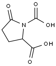 1,2-Pyrrolidinedicarboxylicacid,5-oxo-(9CI) Struktur