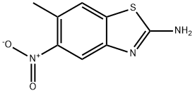 2-Benzothiazolamine,6-methyl-5-nitro-(9CI) Struktur