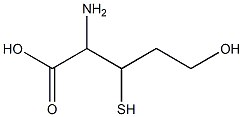 Norvaline,5-hydroxy-3-mercapto-(9CI) Struktur