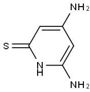 2-Pyridinethiol,4,6-diamino-(6CI) Struktur