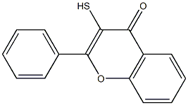 4H-1-Benzopyran-4-one,3-mercapto-2-phenyl-(9CI) Struktur