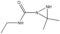 1-Diaziridinecarboxamide,N-ethyl-3,3-dimethyl-(6CI) Struktur