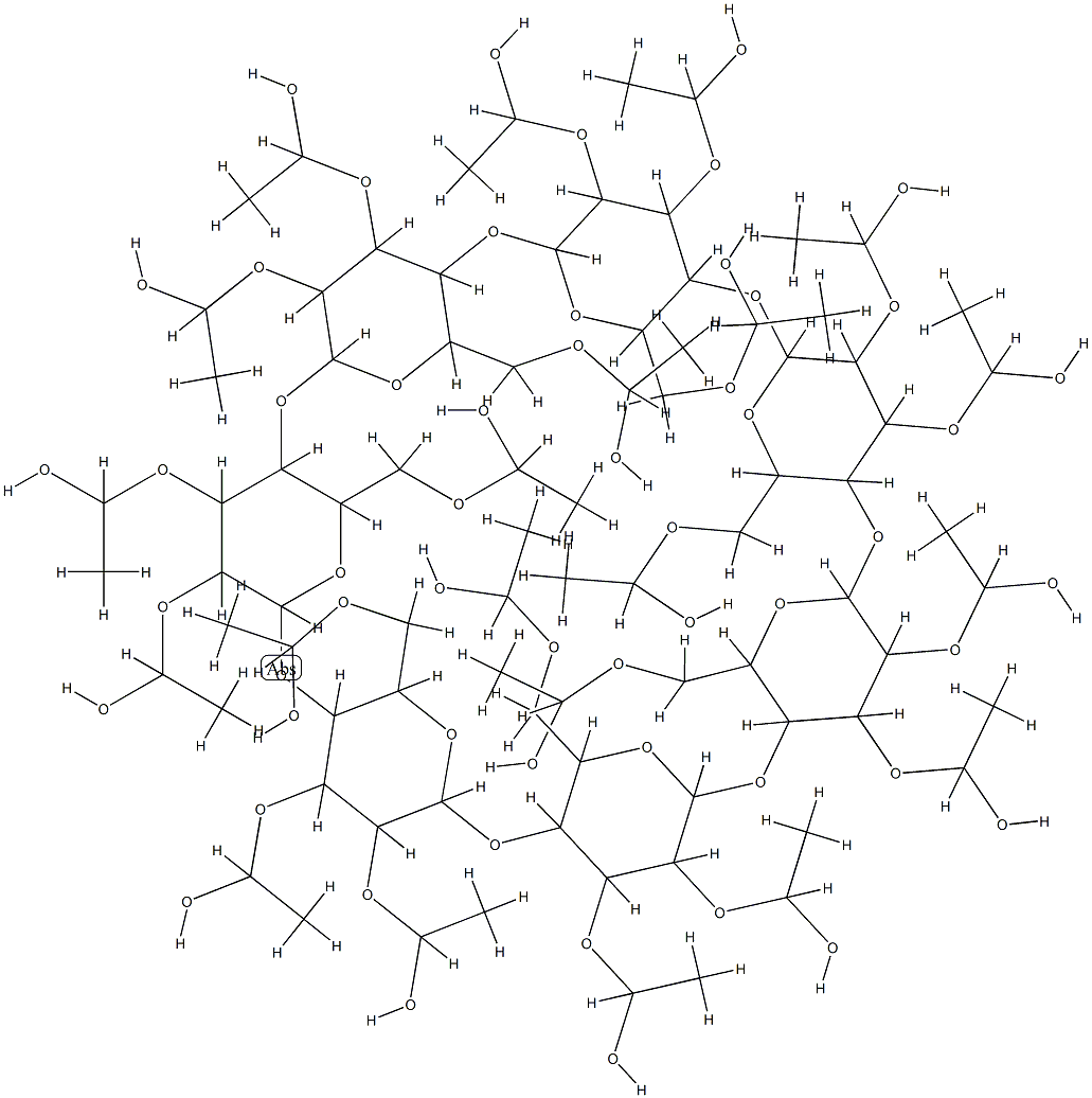 HYDROXYETHYL-BETA-CYCLODEXTRIN Struktur