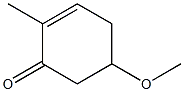 2-Cyclohexen-1-one,5-methoxy-2-methyl-(6CI) Struktur