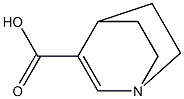 1-Azabicyclo[2.2.2]oct-2-ene-3-carboxylicacid(6CI) Struktur