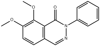 7,8-Dimethoxy-2-phenyl-1(2H)-phthalazinone Struktur