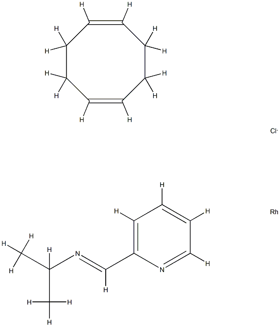 cyclooctadiene-(2-pyridinalisopropylimine)rhodamine I Struktur