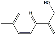 2-Pyridineethanol,5-methyl-beta-methylene-(6CI) Struktur