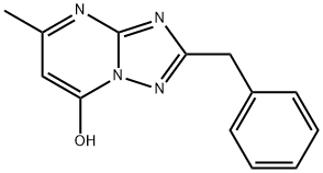 2-Benzyl-5-methyl-[1,2,4]triazolo[1,5-a]pyrimidin-7-ol Struktur