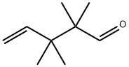 2,2,3,3-tetramethylpent-4-enal Struktur