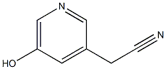 3-Pyridineacetonitrile,5-hydroxy-(6CI) Struktur