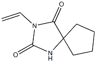 1,3-Diazaspiro[4.4]nonane-2,4-dione,3-vinyl-(6CI) Struktur