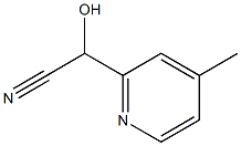 2-Pyridineacetonitrile,alpha-hydroxy-4-methyl-(9CI) Struktur