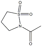 Isothiazolidine, 2-acetyl-, 1,1-dioxide (6CI) Struktur