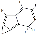 2H-Oxireno[4,5]cyclopenta[1,2-c]pyridine(9CI) Struktur