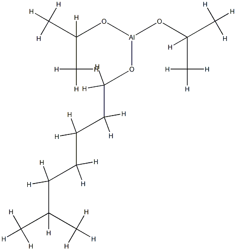 (isooctanolato)bis(2-propanolato)-aluminum Struktur