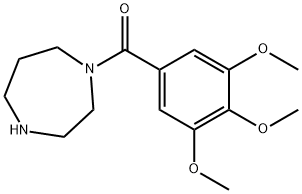 1-(3,4,5-trimethoxybenzoyl)-1,4-diazepane Struktur