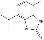 2-Benzimidazolol,4-isopropyl-7-methyl-(6CI) Struktur