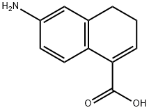 1-Naphthalenecarboxylicacid,6-amino-3,4-dihydro-(9CI) Struktur