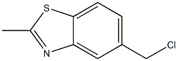 Benzothiazole, 5-(chloromethyl)-2-methyl- (6CI, 9CI) Struktur