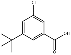 3-CHLORO-5-TERT-BUTYLBENZOIC ACID Struktur