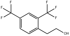 2-(2,4-bis(trifluoromethyl)phenyl)ethanol Struktur