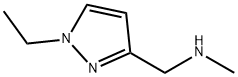 1-(1-ethyl-1H-pyrazol-3-yl)-N-methylmethanamine(SALTDATA: FREE) Struktur