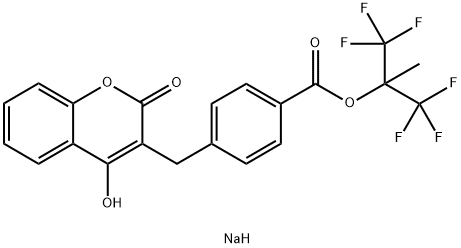 Tecarfarin sodium Struktur